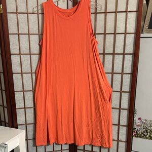 Time and Tru Bold Peachy Orange Apparel PTP 21.5 inches